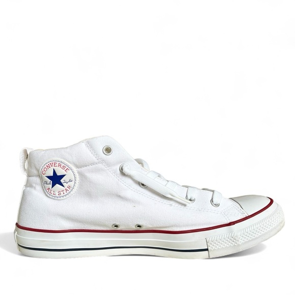 Converse Chuck Taylor All Star Street Mid White Natural 149546F Mens Size US 13 - Picture 8 of 11